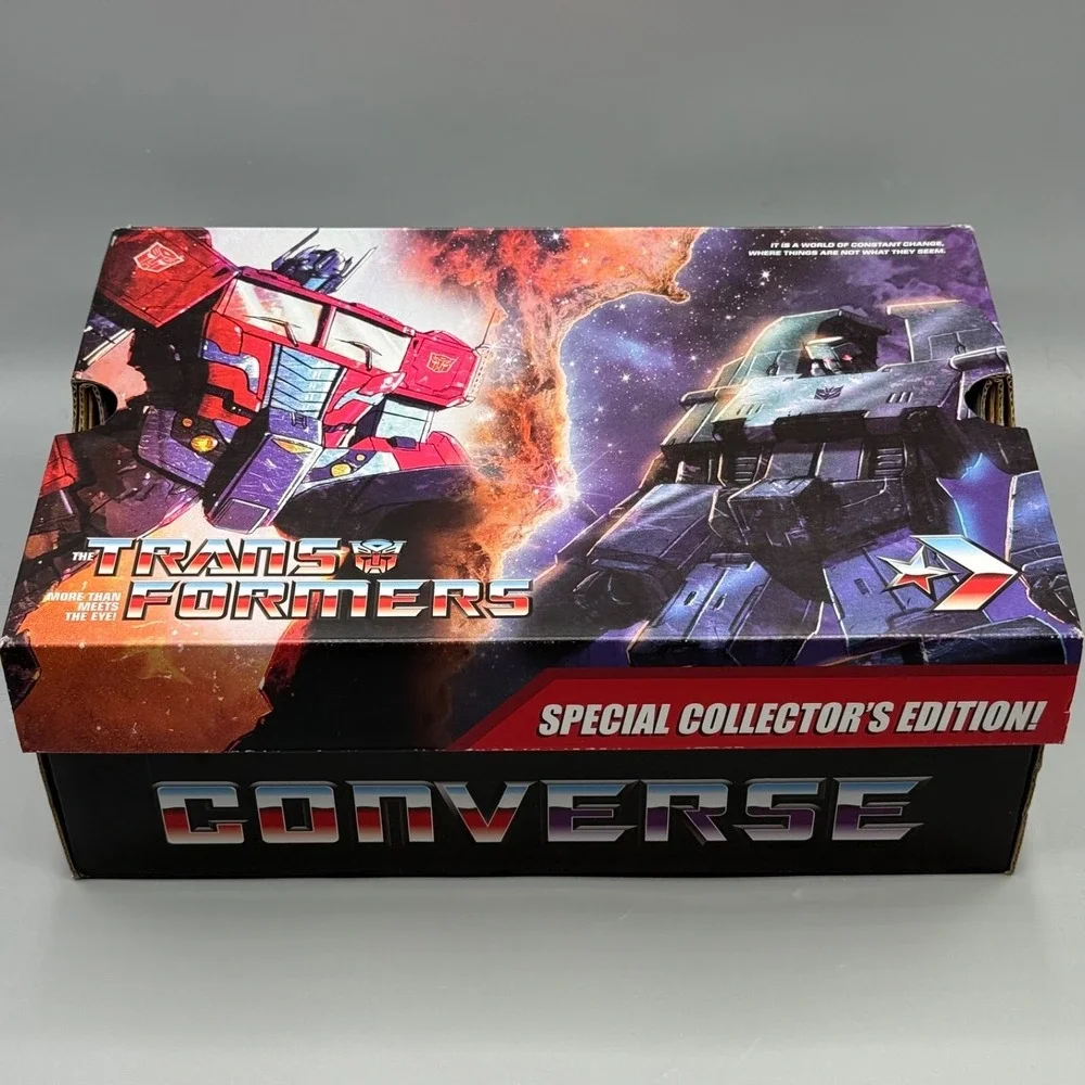 Converse Chuck Taylor Men's 7 Sneakers Transformers 40th Decepticons Women's 9